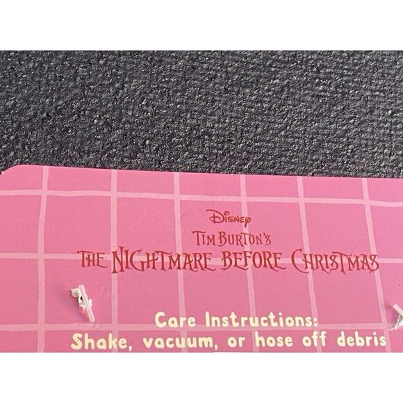 Nightmare Before Christmas Jack Sally Valentines Rubber Outdoor Mat 18x30” NEW - Picture 11 of 12